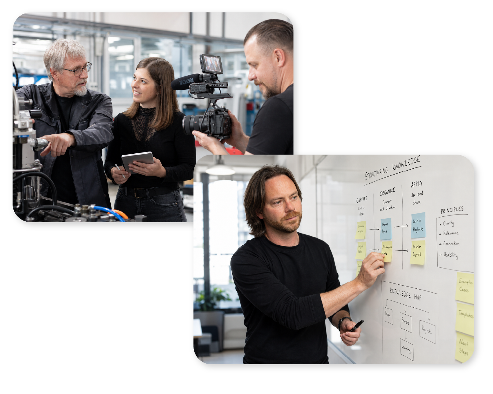 Ycona-Mitarbeiter in der Produktion